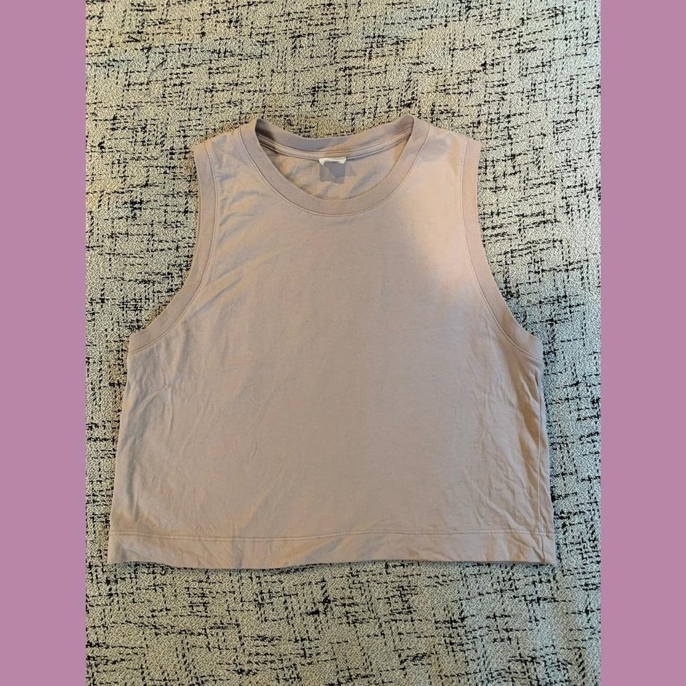 Aritzia Wilfred Weekend Tank in mauve, size small